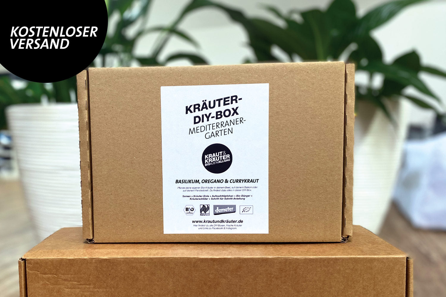 Kräuter-DIY-Box Mediterraner Garten