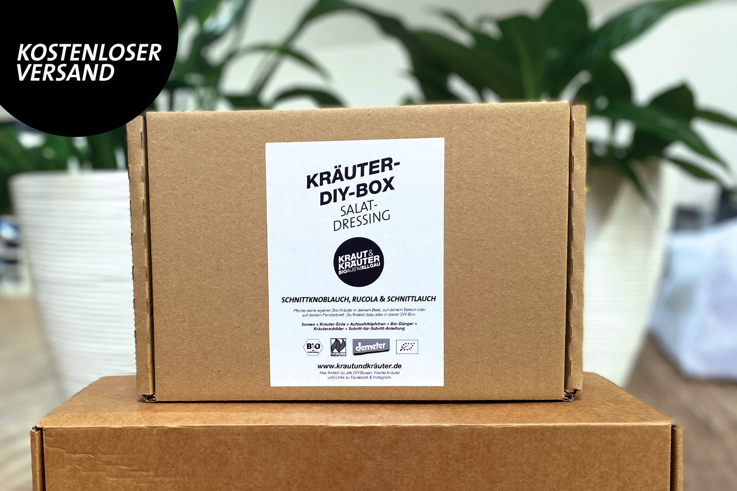 Kräuter-DIY-Box Salat Dressing