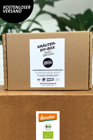 Kräuter-DIY-Box Salat Dressing
